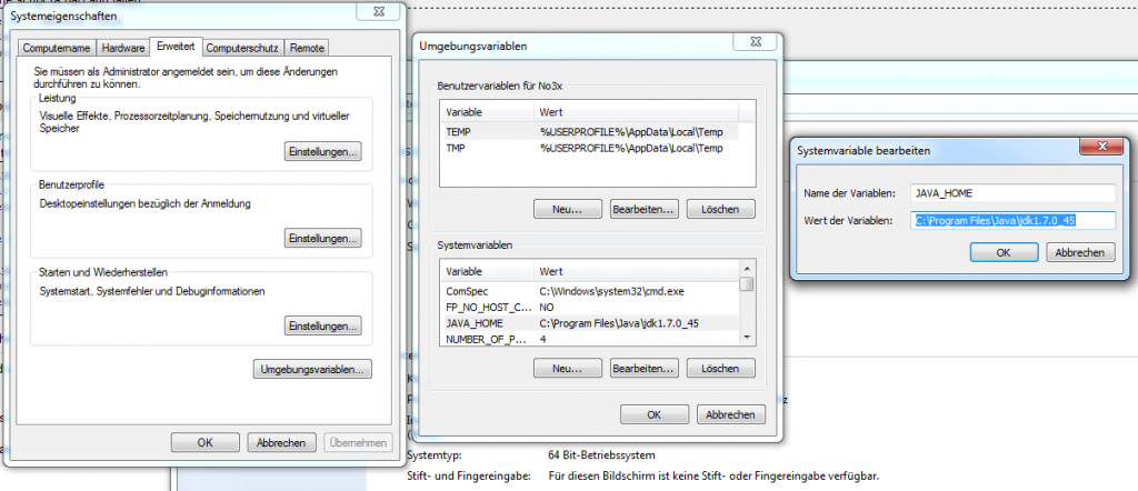 Environment Variable Java